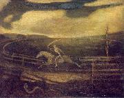 Albert Pinkham Ryder The Race Track oil painting artist